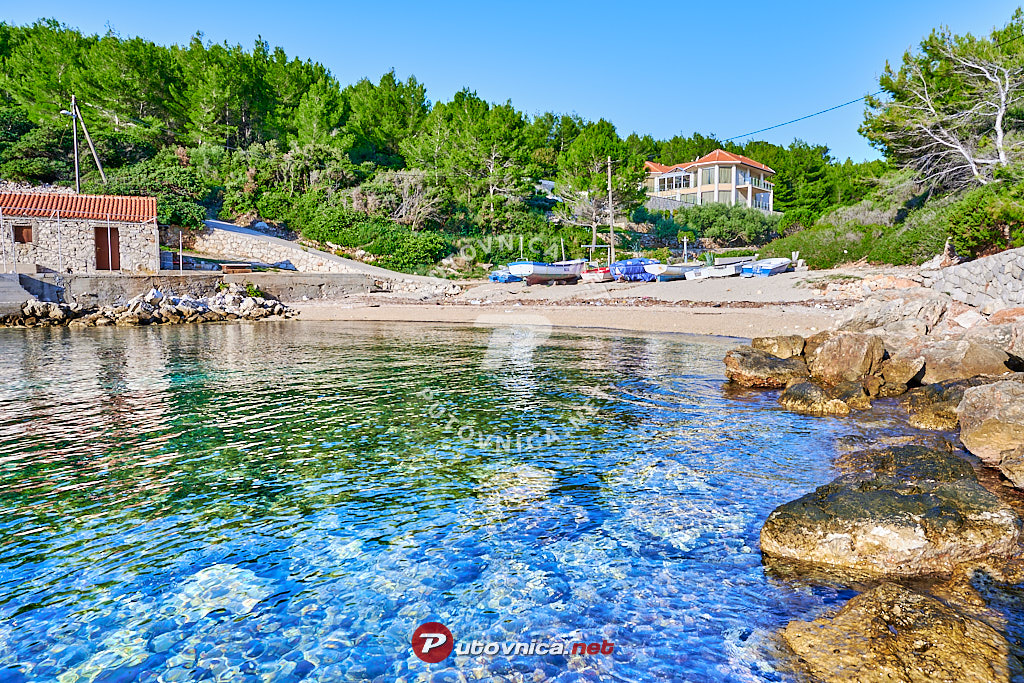 Beautiful beaches around Blato and Karbuni on Korčula Island